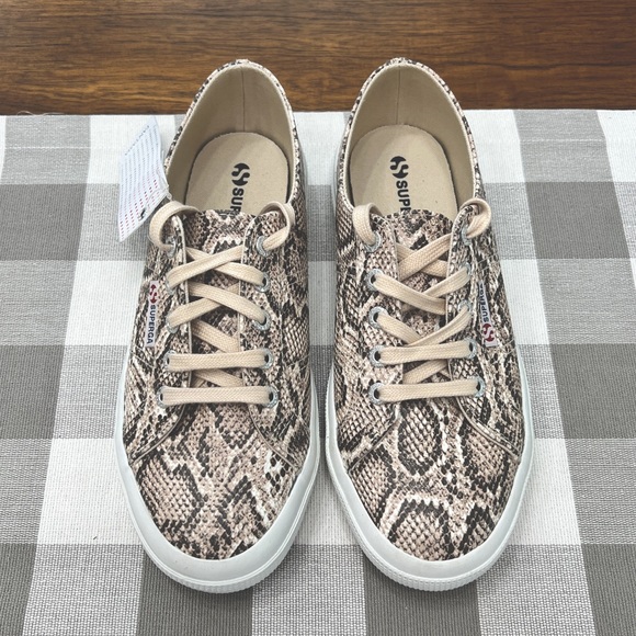 SUPERGA 2750 Snakeskin Sneaker Tennis Shoe NWT - Picture 1 of 7
